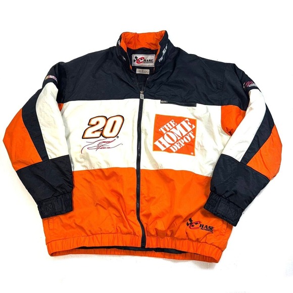 Home Depot Vintage Tony Stewart Nascar Jacket by Chase Authentics Size XL